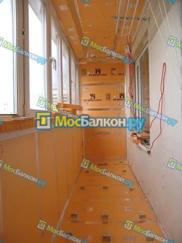 Утепление балкона пеноплэксом в Котельниках на заказ недорого от МосБалкон